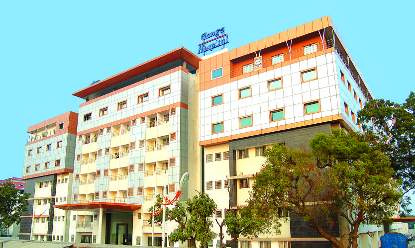 Ganga Hospital major expansion in 2007 to 420 beds and 20 operating theatres